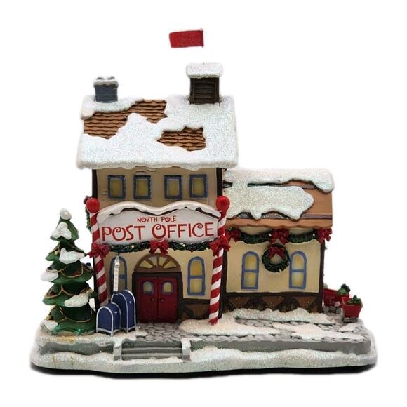 Hawthorne Village Rudolph's Christmas Town North Pole Post Office 79061 VTG 2004 - Picture 1 of 14